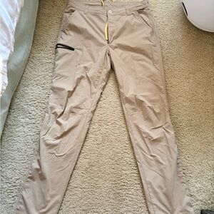 REI Men's, Trailmade Pants, Khaki Hiking Pants, 32 x 32